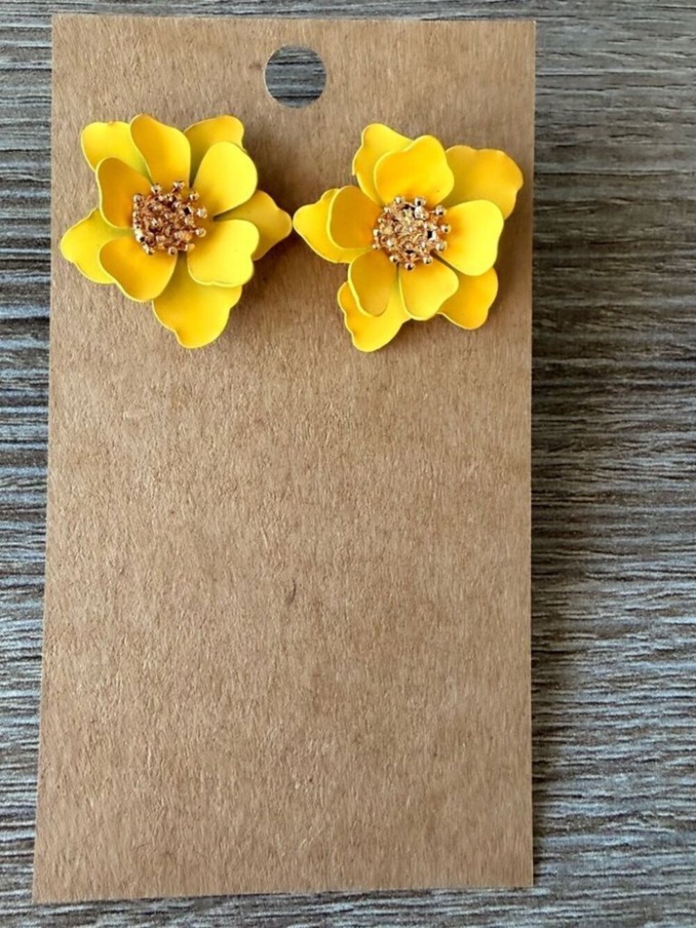 YellowFlower Earrings N1182